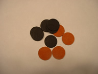 Black or Red Backing